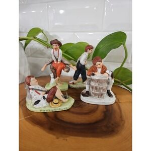 Beautiful Vintage 1979 NORMAN ROCKWELL Figurines SET OF 4